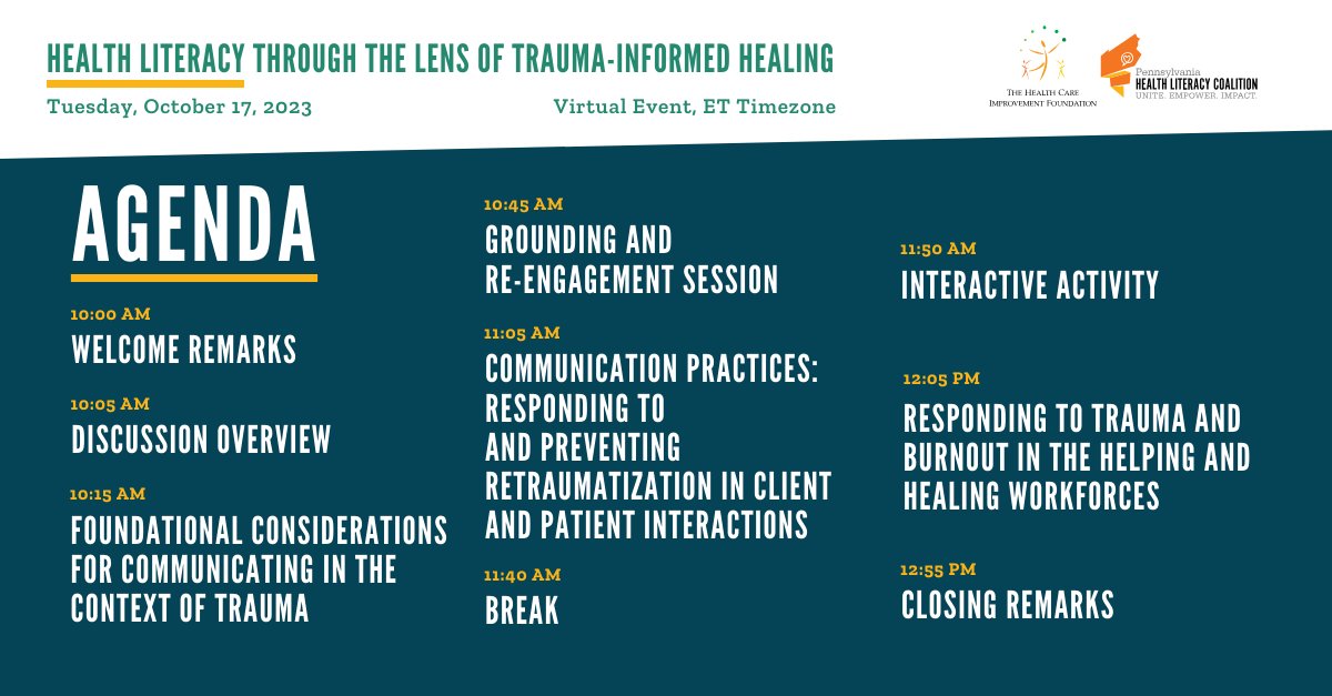 PA Health Literacy tweet media