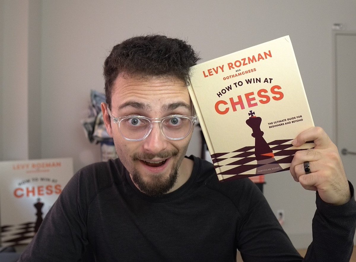 GothamChess on X: HUGE NEWS To celebrate my new book, I will be hosting  several FAN EVENTS in New York City. Price includes a signed copy of my  book! 1. [October 24]