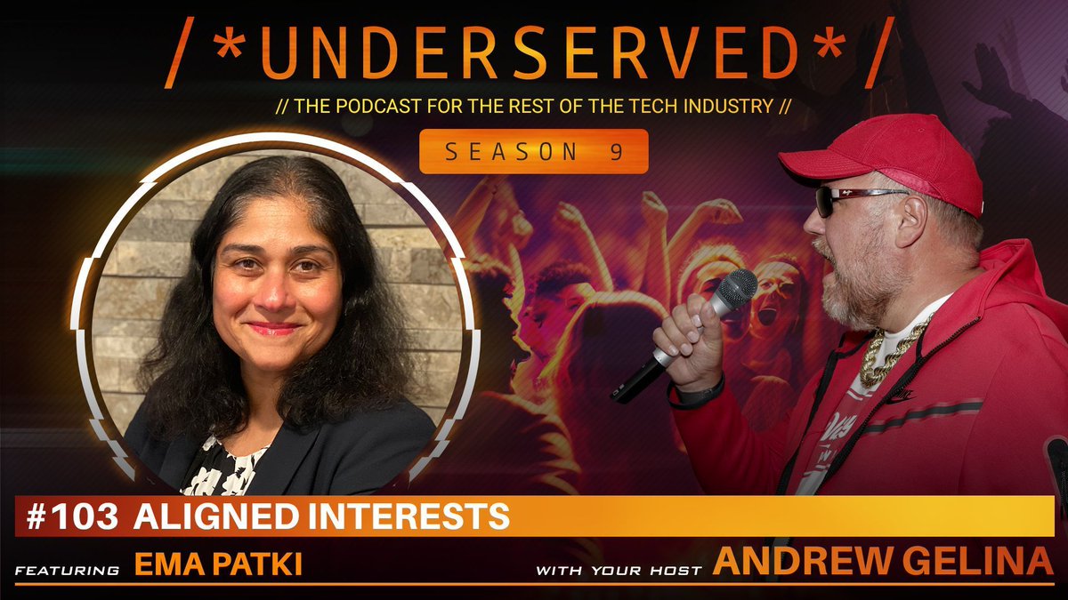 Season 9 out now! Episode #103 of Underserved features Ema Patki . Listen now at 
buff.ly/48Qt6JE  - no podcast client needed! Also available on Apple Podcasts, Google Play, and Spotify! 

#boston #podcast #software