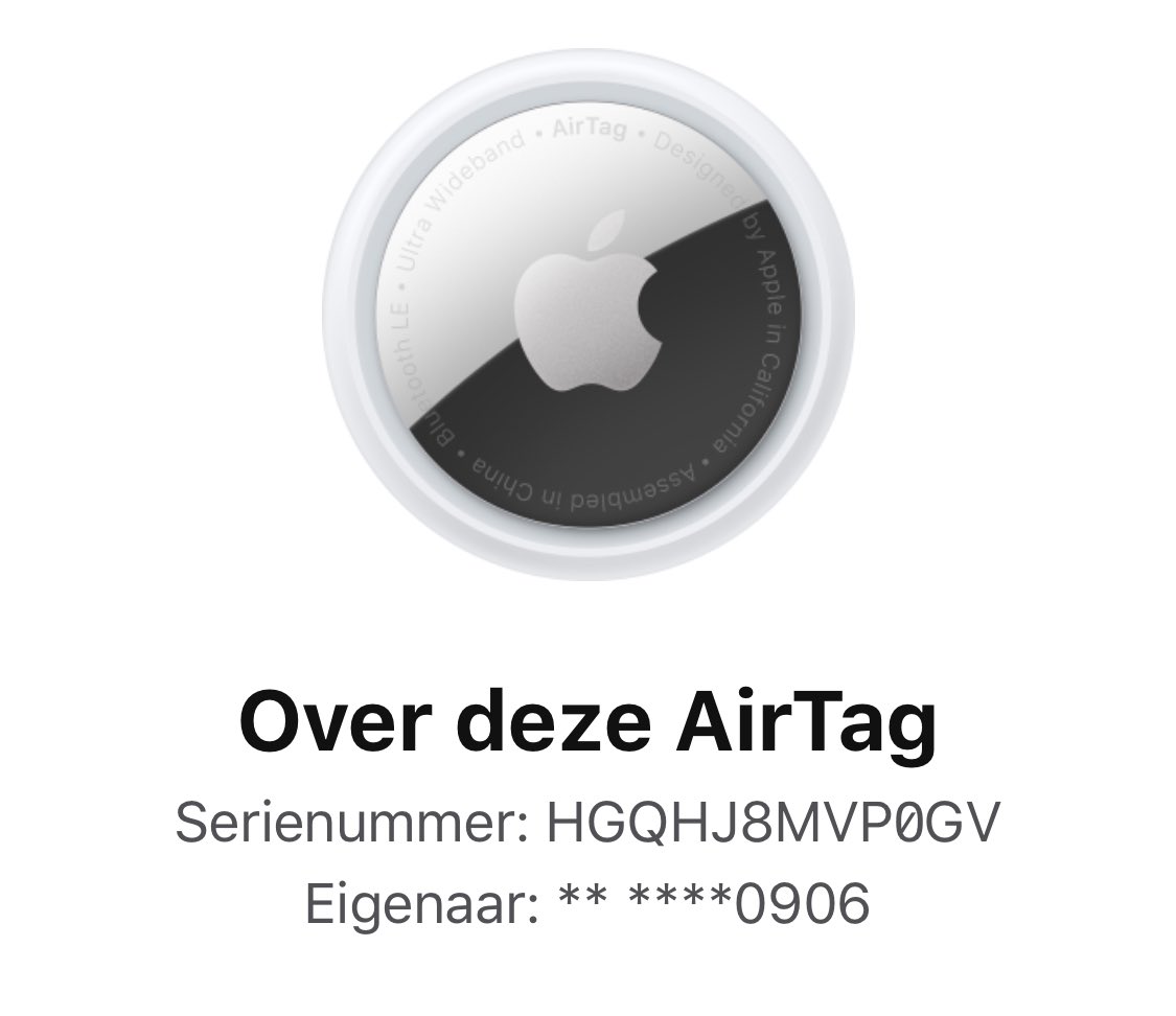 AirTag gevonden maar geen gegevens van de eigenaar. Ben jij deze verloren in Zwolle? Stuur mij een berichtje hoe ik deze aan je terug kan geven! #gevonden #zwolle #airtag