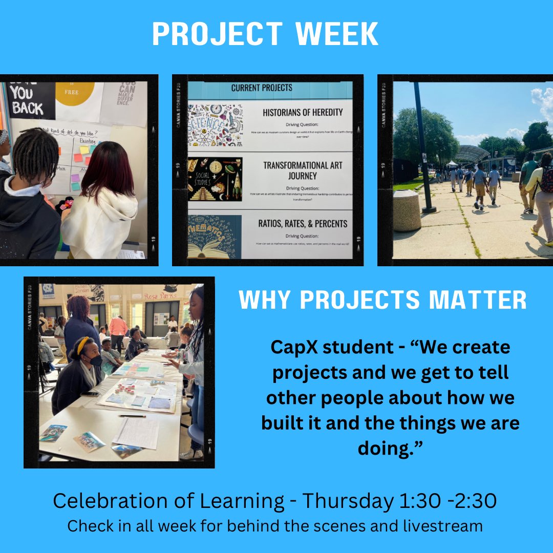capxlab's tweet image. 3 Days - Celebration of Learning
Students love project week!
Come back throughout the week to see scholars prepare for the BIG day.
#capxlab #craftsmanship #communitybasedlearning #projectbasedlearning #dcmiddleschool #schoolpartnership
#FPCSBlowPierce