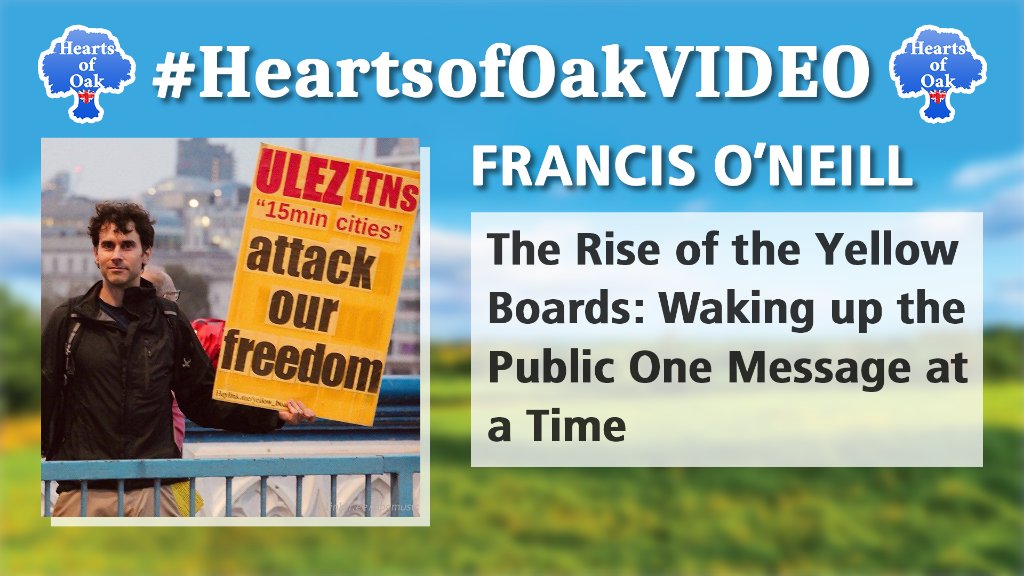 TONIGHT FROM 8PM 🕗
(🇺🇸pst12pm/est3pm)  

Francis O’Neill  @FrancisXONeill
The Rise of the Yellow Boards: Waking up the 
Public One Message at a Time   

Streaming here on X, WAR ROOM & all our VIDEO & PODCAST PLATFORMS   
@YellowBoards  #OutReach 
#PeopleForThePeople