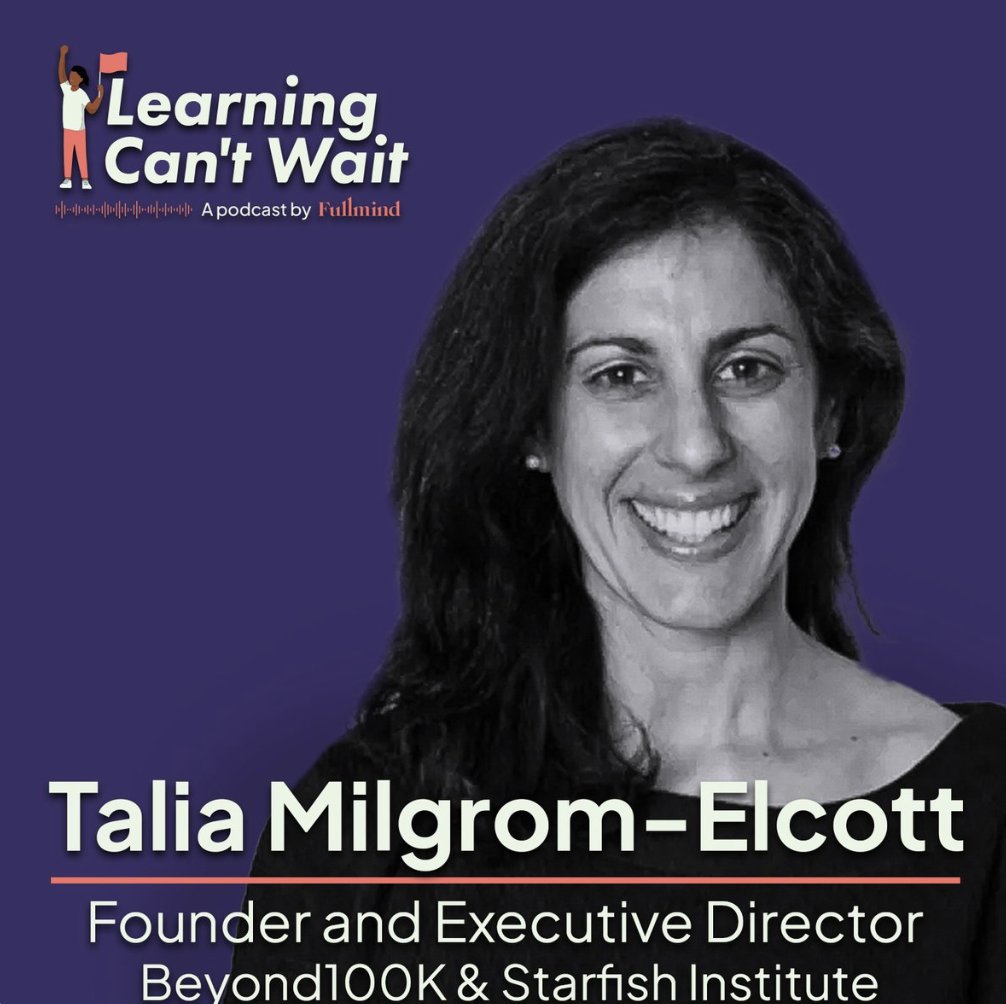 Beyond100K (@beyond100k) on Twitter photo Tune in! Talia Milgrom-Elcott, our Founder and Executive Director of <a href="/Beyond100K/">Beyond100K</a>, shares how coming from a family of teachers influenced her.
Learn more in her conversation with <a href="/Hayley_LCW/">Hayley Spira-Bauer (she/her)</a> fullmindlearning.com/podcast Tune in! Talia Milgrom-Elcott, our Founder and Executive Director of <a href="/Beyond100K/">Beyond100K</a>, shares how coming from a family of teachers influenced her.
Learn more in her conversation with <a href="/Hayley_LCW/">Hayley Spira-Bauer (she/her)</a> fullmindlearning.com/podcast