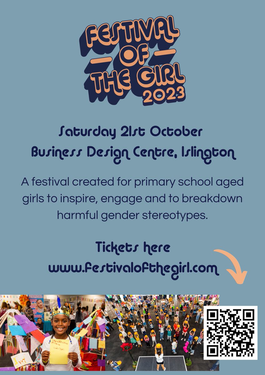This Saturday we'll be at @FestivalofGirl in London 🙌 The amazing @EmmaLeyRECF and @charlotte_vex will be there to run some #Coding & #Robotics activities + talk about the importance of #WomeninSTEM 👩‍💻 Find out more 👉festivalofthegirl.com/2023festival #festivalofthegirl #GirlPowered