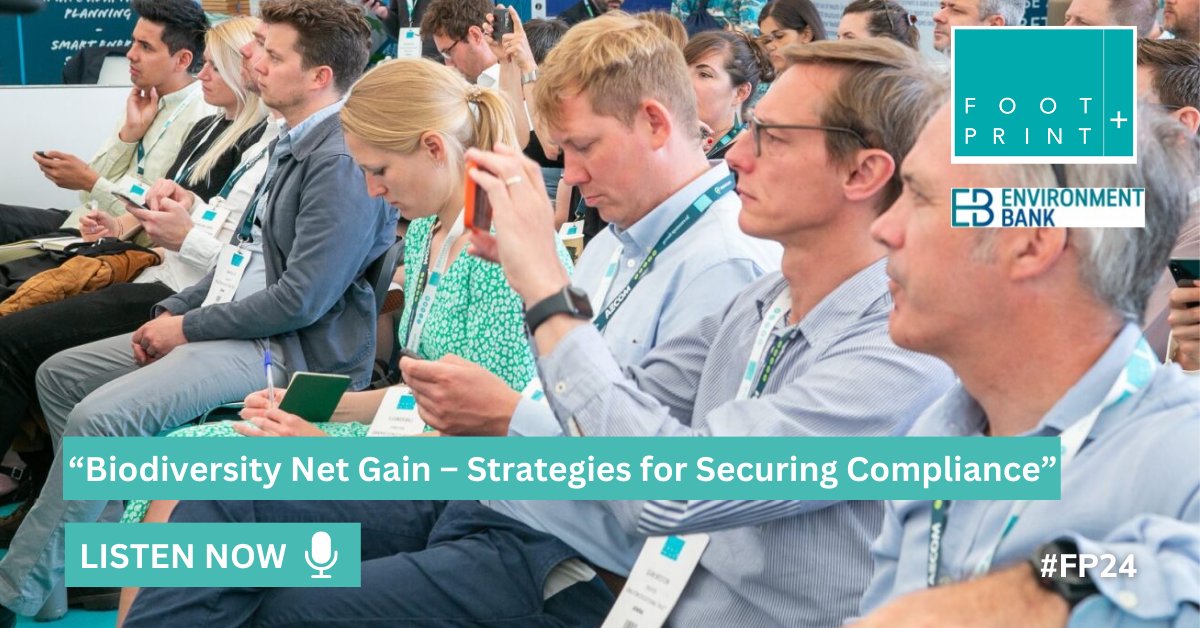 🎙️ Learn about Biodiversity Net Gain - Strategies for Securing Compliance with @EnvironmentBank by listening to our latest episode ➡️ bit.ly/3ZS4HPU #FP24 #biodiversity #NetZero