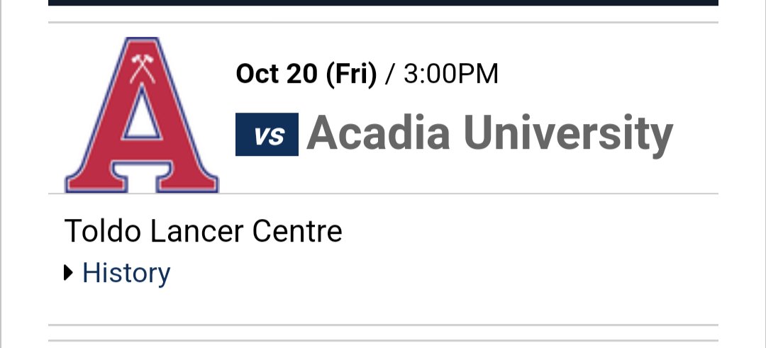 Windsor, ON friends and family - The Acadia Axemen are coming to Ontario for 3 preseason games. We open the trip at the University of Windsor this Friday, October 20th at 3pm. This will be a unique homecoming experience for myself and I look forward to it!