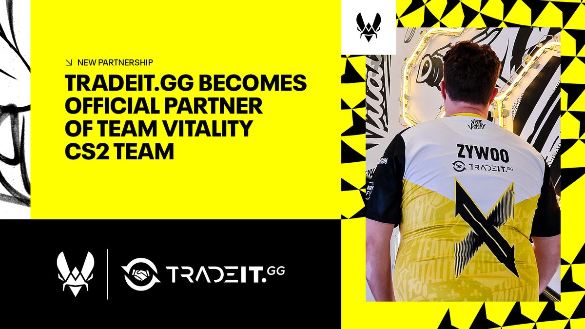 A new partner joins the Counter Strike team⚡ We're happy to introduce you to @tradeit_gg, the go-to platform for trading, buying, and selling CS skins