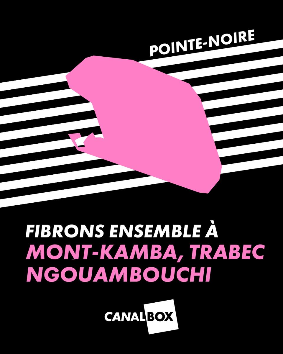 canalboxcongo's tweet photo. QUARTIERS ÉLIGIBLES DE POINTE-NOIRE
FIBREZ en toute liberté à #MONT-KAMBA, #TRABEC & #NGOUAMBOUCHI 📌📍 avec CANALBOX et profitez des offres CANALBOX🚀🚀🚀.
☎️ 5️⃣5️⃣0️⃣0️⃣
WhatsApp 0️⃣6️⃣7️⃣0️⃣4️⃣5️⃣5️⃣5️⃣5️⃣
#Canalbox
#Prenezlemondedevitesse
https://t.co/HDscSnpzju https://t.co/N1Vncqadjv