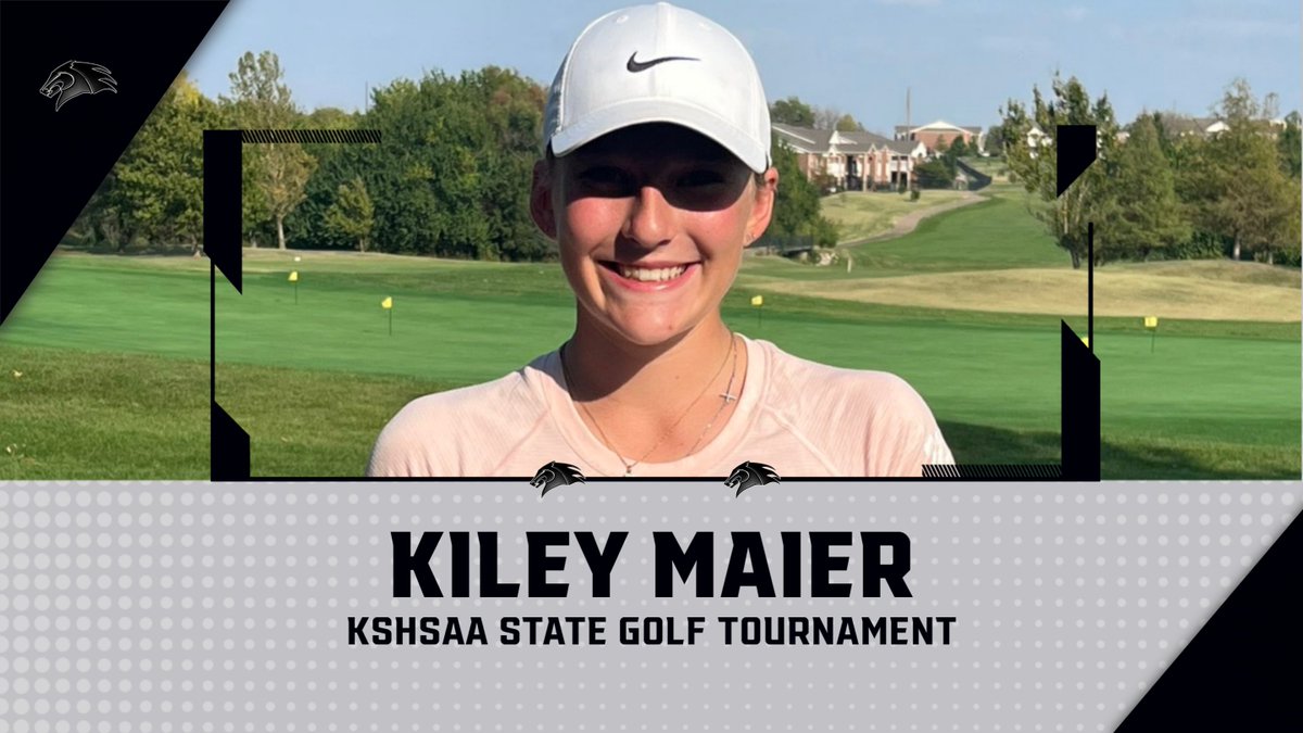 Good luck to Kiley Maier today as she tees off for day 1 of the KSHSAA State Golf Championships.