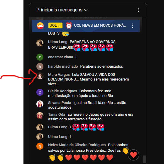 prlxs's tweet photo. @Ribeiro_Gustav0 “O povo está maluco, olha esse público da UOL.”

@nikolas_dm 
@monark https://t.co/L7kwnNPWIL