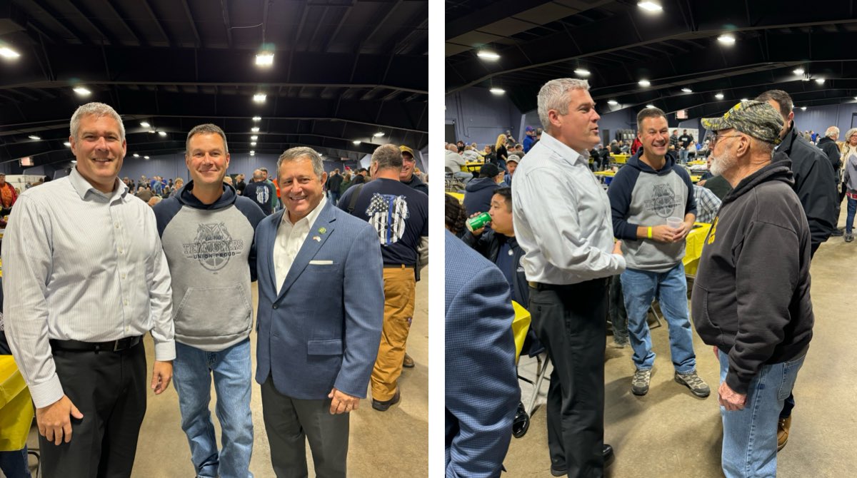 Yesterday was a great day for the <a href="/Teamsters/">Teamsters</a> Local 118 Clambake! I spent sometime chatting with their hardworking members and thanking them for everything they do for our community. It was great to catch up with President Timothy Barbeto! 🚛