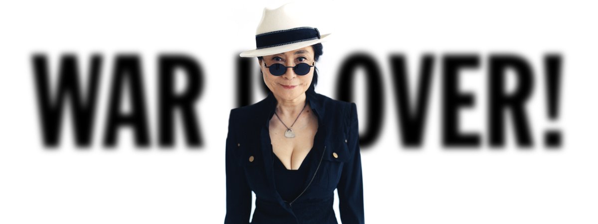 yokoono's tweet image. GIVE PEACE A CHANCE
John was a war child and so was I. He was born during the bombing of Liverpool while I was in a bomb shelter in Tokyo. In a war, which is another name for organized killing, civilians are the ones who suffer the most. 
- Yoko Ono, The Oxford University…