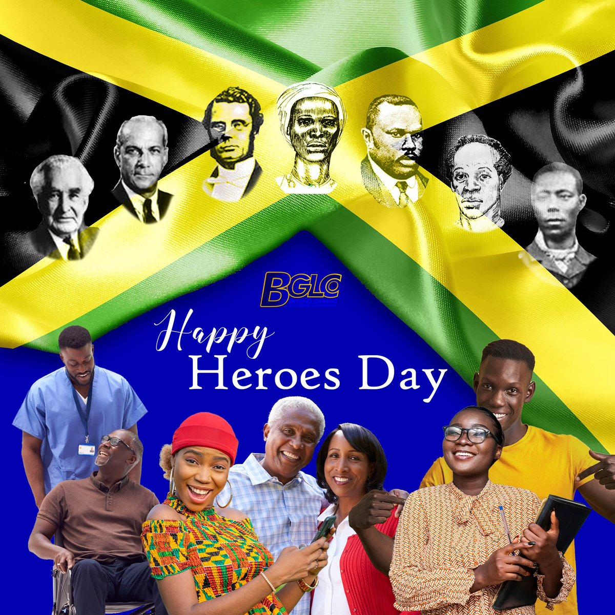BGLCJAMAICA's tweet photo. Happy Heroes Day! Today we take the time out to commemorate our heroes and key figures on a national and community level. If you've done anything to champion a better future for our little island in the sea, you are a hero in your own right. https://t.co/uDHuoOlPKY