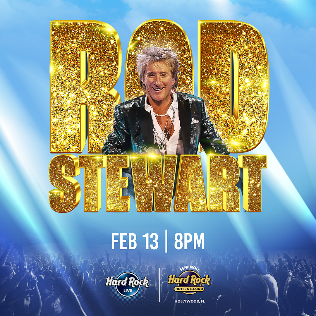 HardRockHolly's tweet image. JUST ANNOUNCED: @RodStewart is coming to Hard Rock Live on February 13!

Our social media pre-sale is Wednesday, October 18 at 10am
🔒 Password | MAGGIE

Tickets go on sale to the general public on Friday, October 20 at 10am