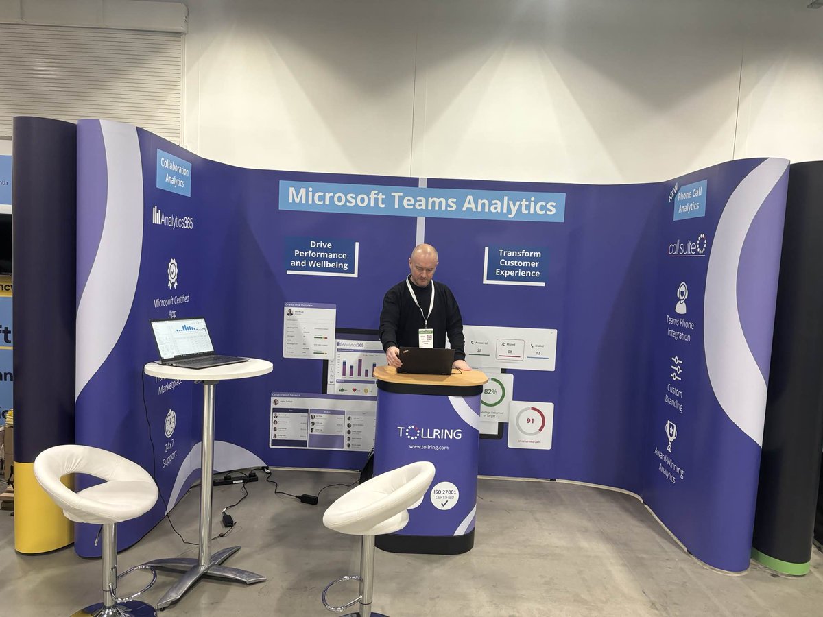 Reflecting on a successful South Coast Summit! 🌟 Thank you to everyone that came to learn about our Collaboration and Call Analytics for Microsoft Teams. Let's continue to connect and inspire!  #SouthCoastSummit #NetworkingSuccess #CallAnalytics