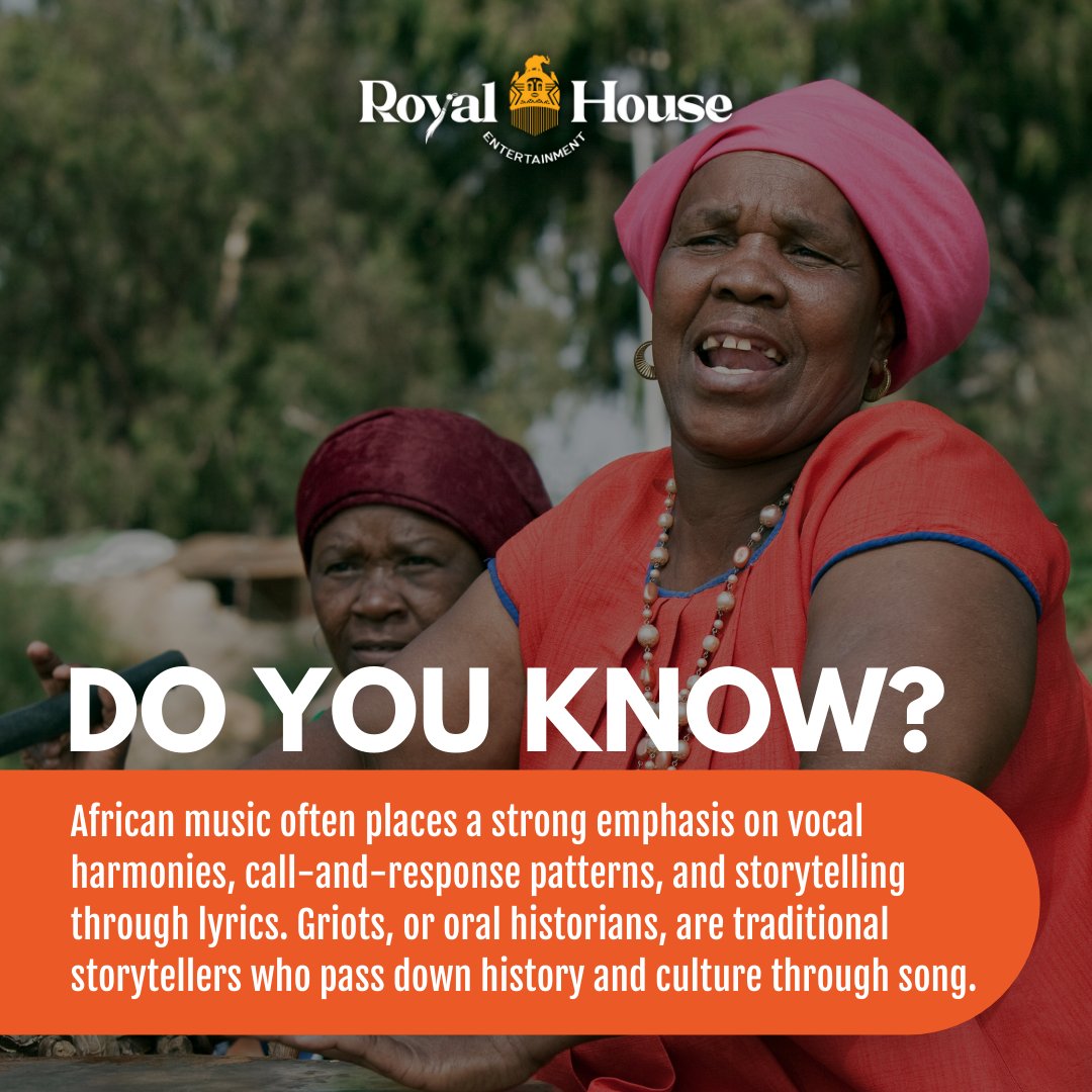 RoyalHouseent09's tweet image. Ever boogied to the rhythm of African music? It's like a musical journey that takes you on a whirlwind adventure of vocal harmonies, call-and-response magic, and lyrical storytelling that'll make your heart skip a beat! 🎶

#africanamerican #africanarts #africanmusic