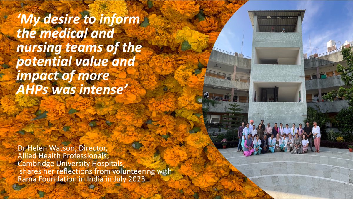 Rama Foundation (@ramafoundation) on Twitter photo In July, Dr Helen Watson was part of a brilliant, multi disciplinary team of <a href="/CUH_NHS/">Cambridge University Hospitals NHS</a> volunteers for a #sustainabledevelopment mission to India.
Launching a series of blogs from the team, Helen shares her reflections from the hugely successful visit ramafoundation.org.uk/node/56 In July, Dr Helen Watson was part of a brilliant, multi disciplinary team of <a href="/CUH_NHS/">Cambridge University Hospitals NHS</a> volunteers for a #sustainabledevelopment mission to India.
Launching a series of blogs from the team, Helen shares her reflections from the hugely successful visit ramafoundation.org.uk/node/56