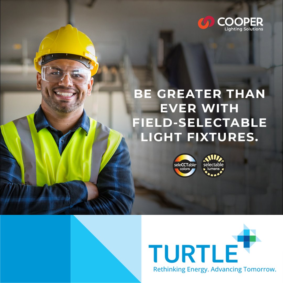 TurtleandHughes's tweet image. #CooperLightingSolutions field-selectable LED #lightfixtures empower you to easily customize color temperature and/or
lumen levels on site, so one fixture can do the work of many. ▶️Shop our featured manufacturer&apos;s page ow.ly/1CXq50PUnGw  @cooperlighting