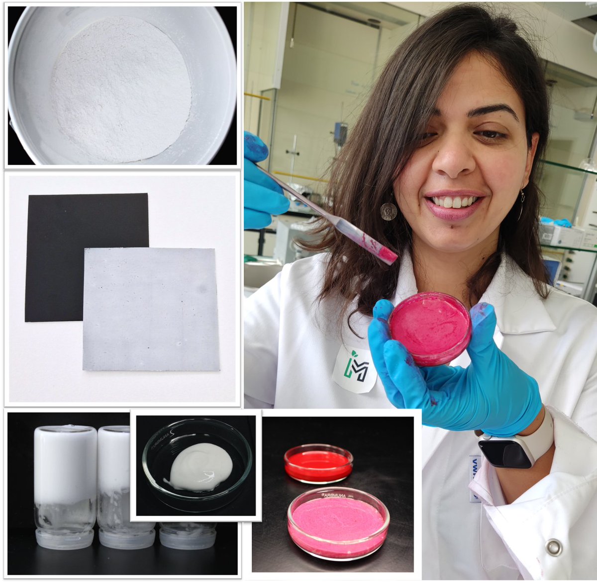 We are thrilled to share some recent breaktroughs:
✨Successful production of kg-scale material
🌈Scratch-resistant coatings for ultra-thin films 
🎨New emulsion systems for color &amp; texture
🌱Sustainable pigments for all shades of color #PinkIsTheNewWhite #Innovation #teamIM