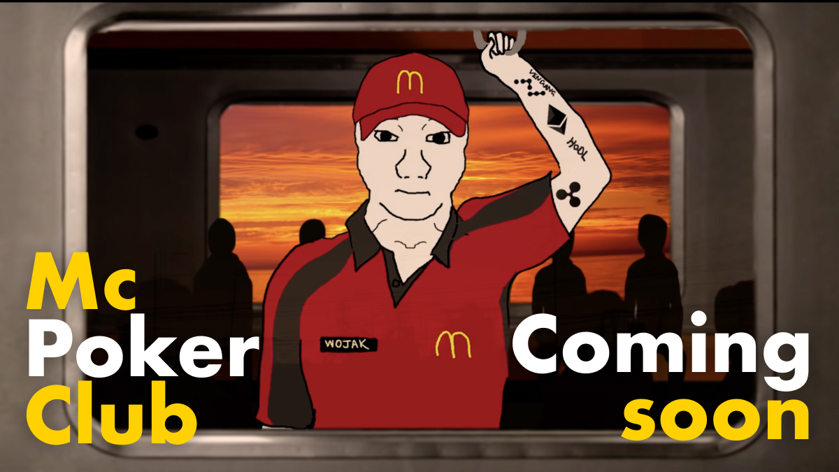 McPokerclub's tweet photo. For all crypto fan out there, why flip burgers at McDonald's when you can flip the poker tables at McPokerClub and roll in the riches? 🍔🃏 Shhh... we won't tell you exactly when we're launching, but trust us, it's worth the wait. 🔮💰
#Poker #web3 #Cryptopoker #McPokerClub https://t.co/iGoYpcGfId