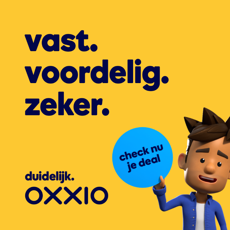 Oxxio's tweet photo. Het stookseizoen is in zicht, maar gelukkig hebben we een vast contract voor jou 🤗