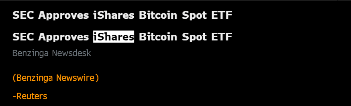 The last 30 minutes for #Bitcoin is exactly what market manipulation looks like.

#BitcoinETF