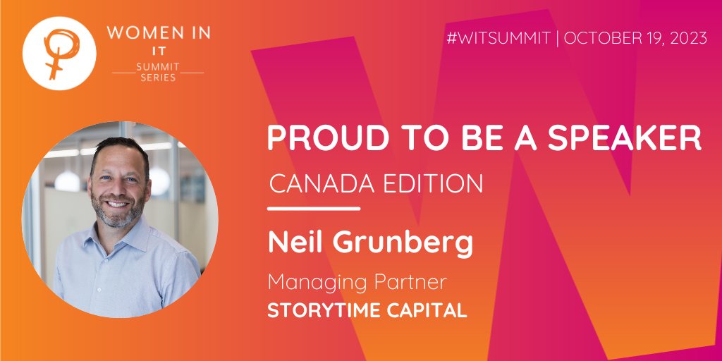 Storytime Capital (@storytimevc) on Twitter photo Don't miss <a href="/StorytimeVC/">Storytime Capital</a> Managing Partner <a href="/ngrunb/">Neil Grunberg</a> at the #WITCanadaSummit this Thursday! 
events.diversityq.com/EN/WITSummit_A… Don't miss <a href="/StorytimeVC/">Storytime Capital</a> Managing Partner <a href="/ngrunb/">Neil Grunberg</a> at the #WITCanadaSummit this Thursday! 
events.diversityq.com/EN/WITSummit_A…