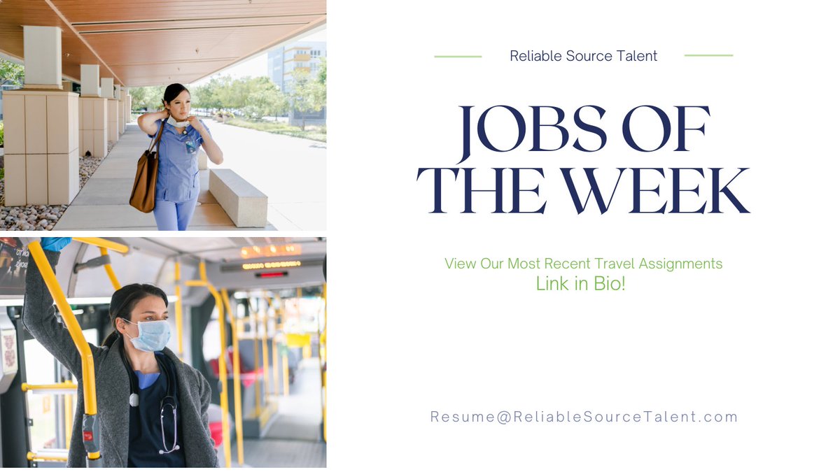 RST_Healthcare's tweet image. VIEW OUR RECENT JOBS: linktr.ee/reliablesource…

•

•

•

#reliablesourcetalent #reliablesourcetalentnurses #reliablesourcetalentjobs #travelnurse #applynow #scrublife #registerednurse #licensedpracticalnurse #certifiednursingassistant #hiring #nursejobs #alliedhealth