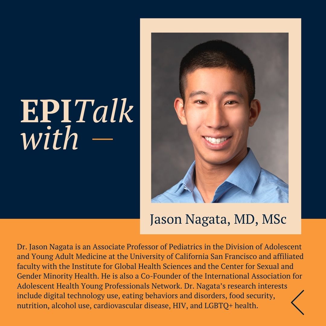 On this inaugural episode of EPITalk, @UCSF's   @jasonmnagata joins us to discuss his new article about screen time use in sexual and gender minority adolescents. Listen to the full podcast: buzzsprout.com/2195469/135463…
