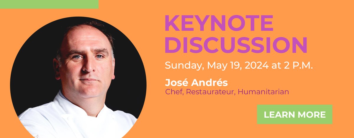 National Restaurant Association Show (@natlrestshow) on Twitter photo We’re excited to share that José Andrés will be headlining Keynote ’24! Andrés & Michelle Korsmo (CEO <a href="/WeRRestaurants/">National Restaurant Association</a>) will discuss the impact of his culinary innovations & humanitarian endeavors. Register for the Show to see this captivating discussion: bit.ly/46xC25p We’re excited to share that José Andrés will be headlining Keynote ’24! Andrés & Michelle Korsmo (CEO <a href="/WeRRestaurants/">National Restaurant Association</a>) will discuss the impact of his culinary innovations & humanitarian endeavors. Register for the Show to see this captivating discussion: bit.ly/46xC25p