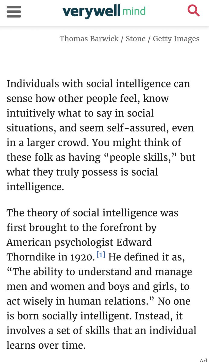 masabraham's tweet photo. Social Intelligence: Scope and Nature https://t.co/3DiiJBkgQL