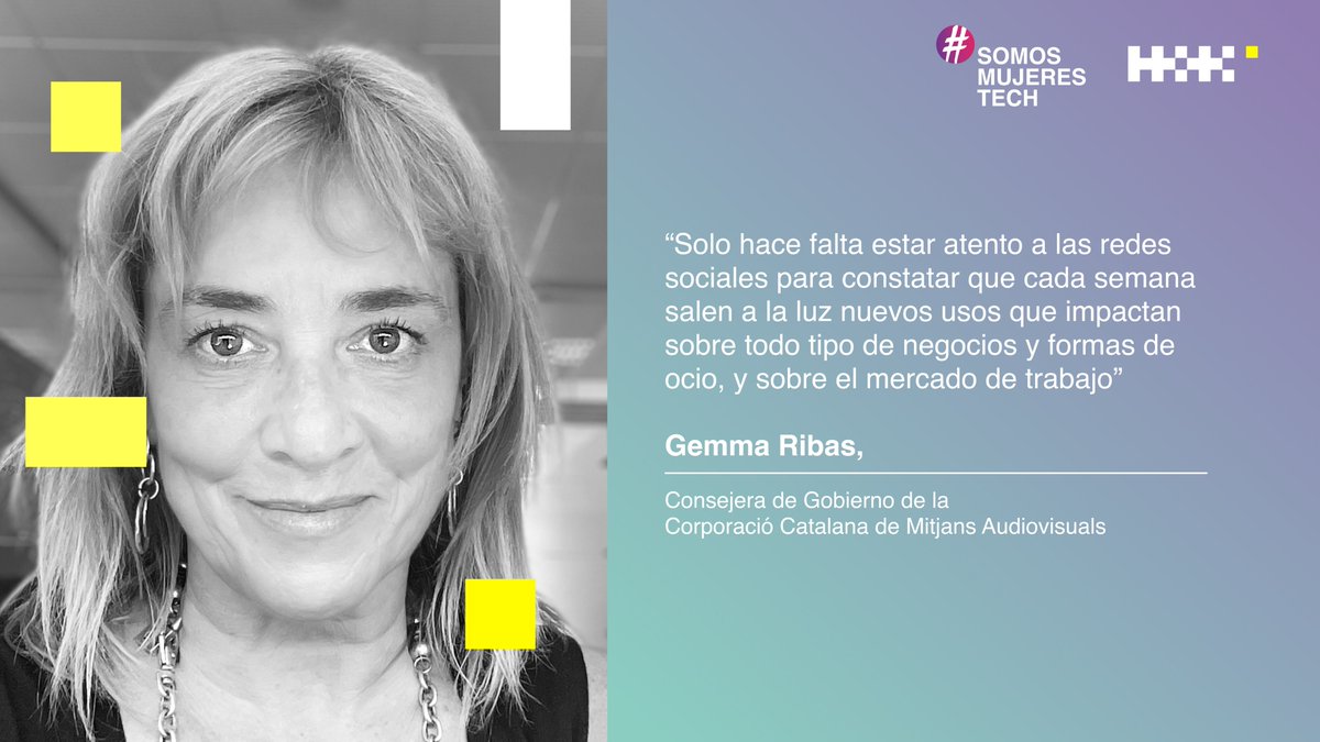 Nuevo artículo de #SomosMujeresTech by #HKSpain: <a href="/gemmaribas/">Gemma Ribas Maspoch</a>, consejera de Gobierno de la @CCMA_cat, habla del impacto transversal de la IA en todos los sectores de la sociedad y de su avance en usos y aplicaciones✔.

En @disruptores_inn y <a href="/elespanolcom/">EL ESPAÑOL</a>: elespanol.com/invertia/disru…