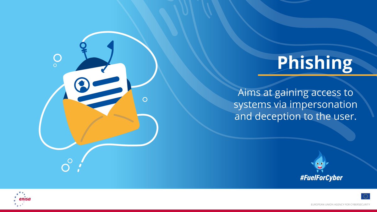 enisa_eu's tweet photo. Anti-#Phishing tips: toxic agent in your inbox📩
- Carefully check the email’s sender address and body.
- Suspicious? Don't click. Don't download. Don't give out information.
- Check via alternative channel and report.
Identify social engineering attacks! #FuelForCyber https://t.co/qQiviKqrmo
