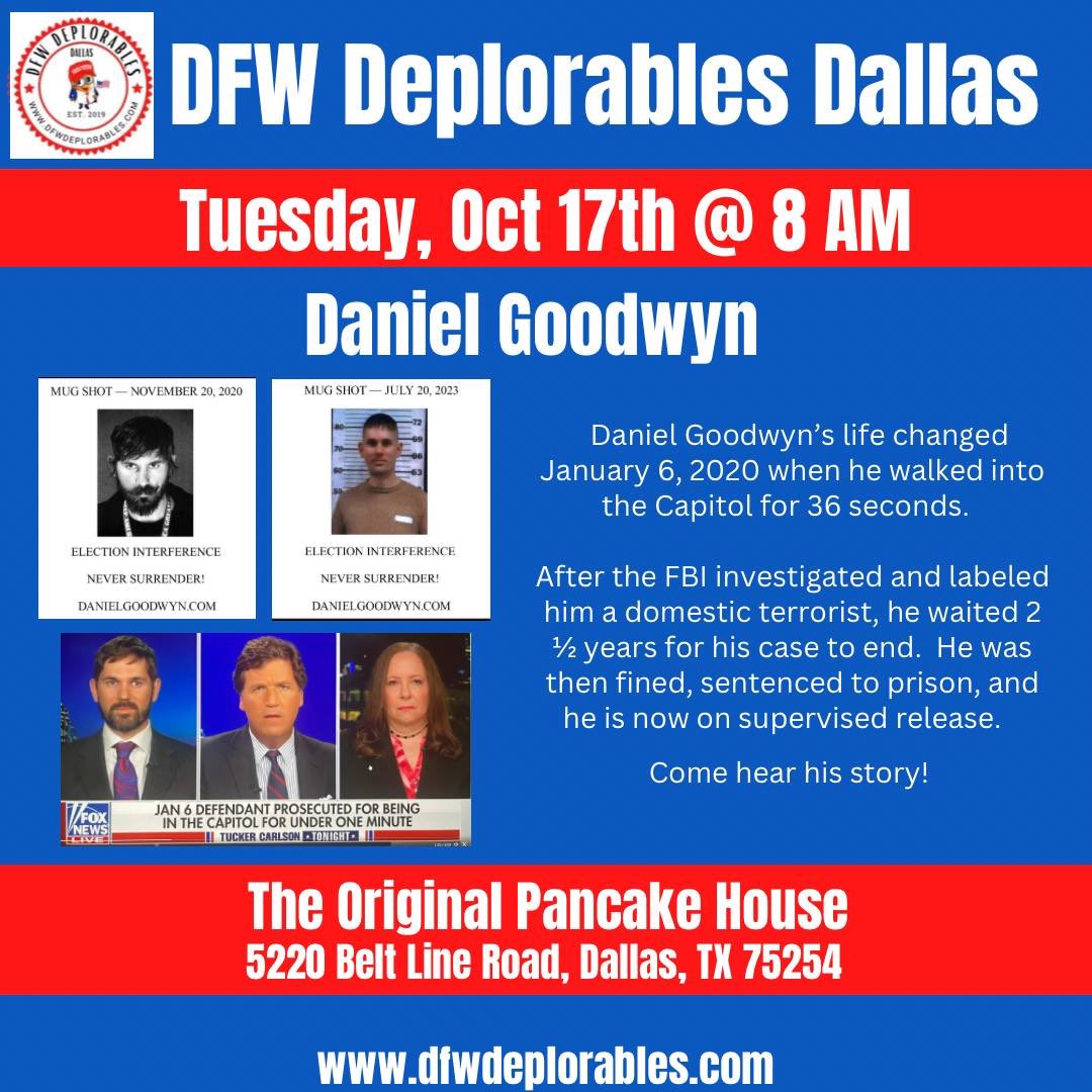 Join us tomorrow! #DFWDeplorables
instagram.com/p/CyW54t8sHfz