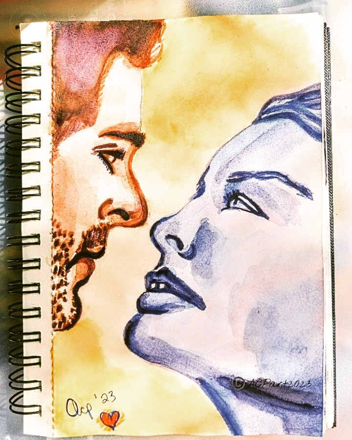 A little late and repost a few of my favorites .....for 'lovers' #Lucitober2023 

#LuciferNetflix #LaurenGerman #ChloeDecker #luciferfanart #tomellis #luciferMorningstar  #watercolor