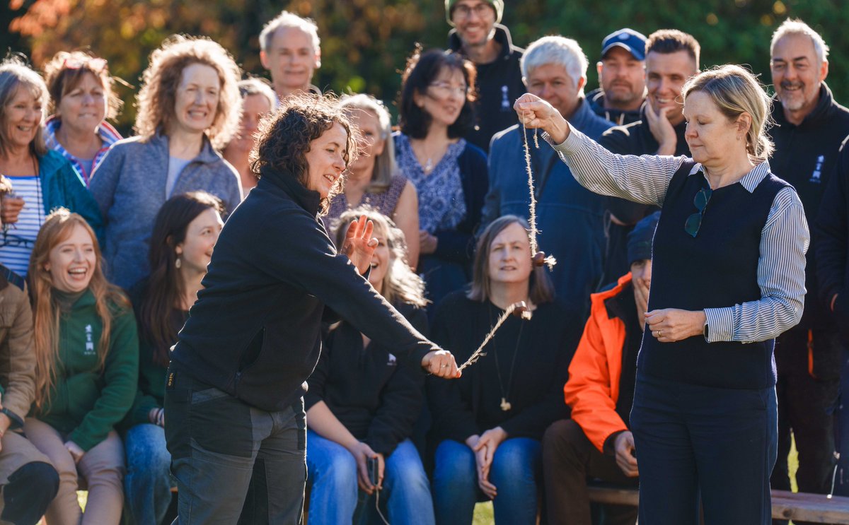 wintoncastle's tweet image. When the boss hijacks a relaxing coffee break for all the team and you end up with a competitive conkers championship. Well done to Sarah from the gardening team and thank you to a very unsuspecting but quick to react @tonymarshphoto
