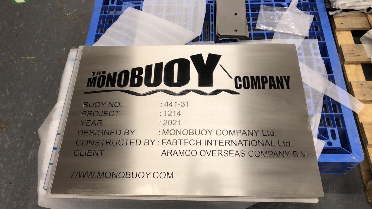 The big buoys are back 😜 

See what I did there…

1000mm x 700mm deep engraved stainless steel beautifulness, it feels a shame to add the paint infill.

These take 3 days to engrave - then we have to infill them 🤯

The result is so worth the effort

#stainlesssteel #engraving