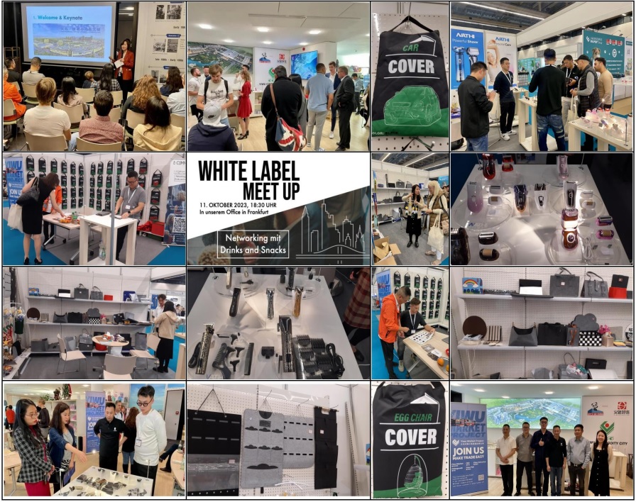 EHuajie's tweet photo. Last week, our company participated in the White Label World Expo, facilitating three Yiwu enterprises to become exhibitors at the fair and organizing a successful meetup event. Participating Chinese manufacturers are now preparing to ship their goods to European warehouses. https://t.co/Z6n311ZS0K