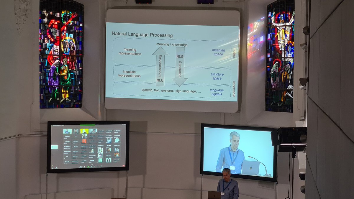 <a href="/CLARINERIC/">CLARIN ERIC</a> Annual Conference is now underway in Leuven, Belgium, with substantial <a href="/LindatClariahCZ/">LINDAT/CLARIAH-CZ</a>  presence and participation, from committees to PhD track and workshop presentations. Our partner in the <a href="/hplt_eu/">HPLT</a> project, <a href="/TiedemannJoerg/">Jörg Tiedemann</a>, presenting the opening keynote now!