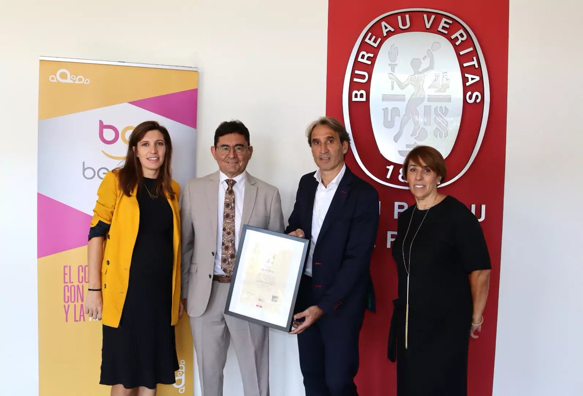 👉 @BureauVeritasEs refuerza sus políticas de inclusión de las personas con #discapacidad y renueva su sello Bequal, de la <a href="/FBequal/">Fundación Bequal</a>, obteniendo la categoría Plus.

bit.ly/3twZqBs