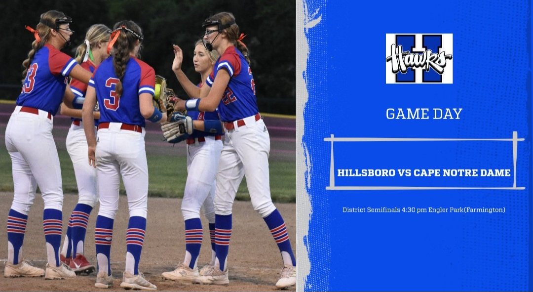 Hboro_SB's tweet photo. Hawks Softball is back in action in the semifinals today against Cape Notre Dame at Engler Park in Farmington. First pitch at 4:30pm. Let's Go Ladies!πͺπ₯πͺπ₯
@HHS_Athletics
#keeprisingup https://t.co/QpdIIjSk6M