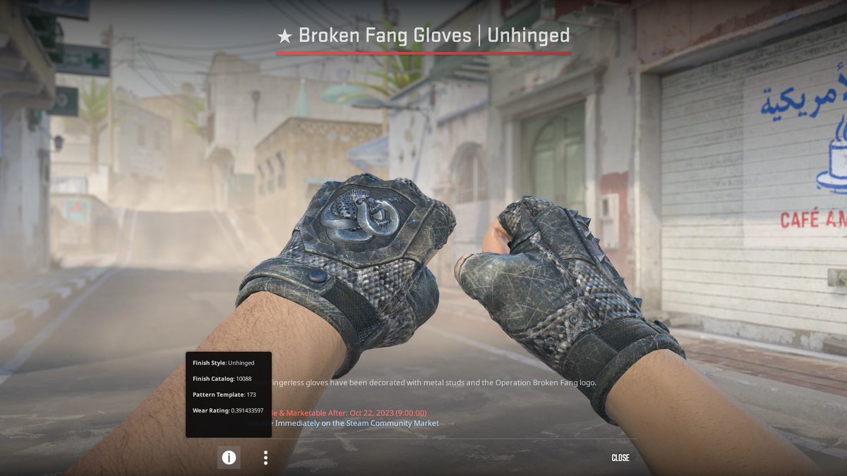 bevo_cs's tweet photo. Hosting my first small CS2 Giveaway 🎁

★ Broken Fang Gloves | Unhinged🔥

To enter:👇

Follow @bevo_cs ✅
Retweet this post 🔁
Like this post ♥️

Rolling in 1 Week (23rd October )⏳
Good luck to everyone 🙏🍀