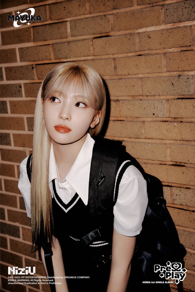 NiziU__official's tweet photo. NiziU(니쥬) "Press Play"
TEASER IMAGES 🎮

#RIKU #리쿠
#AYAKA #아야카
#MAYUKA #마유카

▶️ 2023.10.30 MON 6PM (KST)

#NiziU #니쥬 
#PressPlay #NiziU_PressPlay
#HEARTRIS #NiziU_HEARTRIS
#니쥬_PressPlay_한국데뷔 https://t.co/U0sK2QTbtO