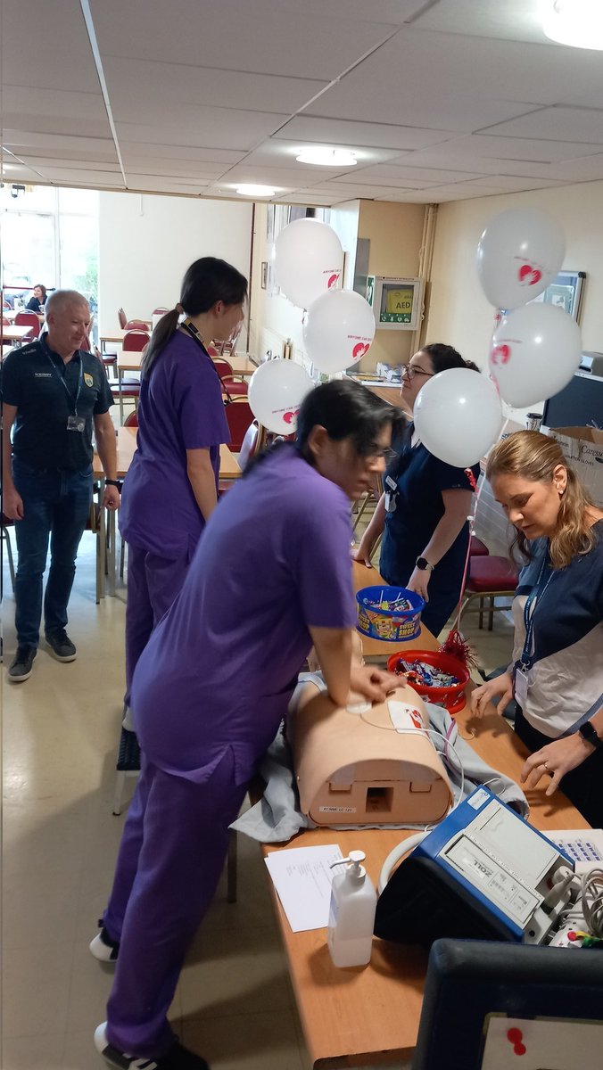 jameshanlon46's tweet photo. World Restart a Heart Day in University Hospital Kerry . Remember CHECK,CALL,COMPRESS,SHOCK. https://t.co/VJygOzCzNB