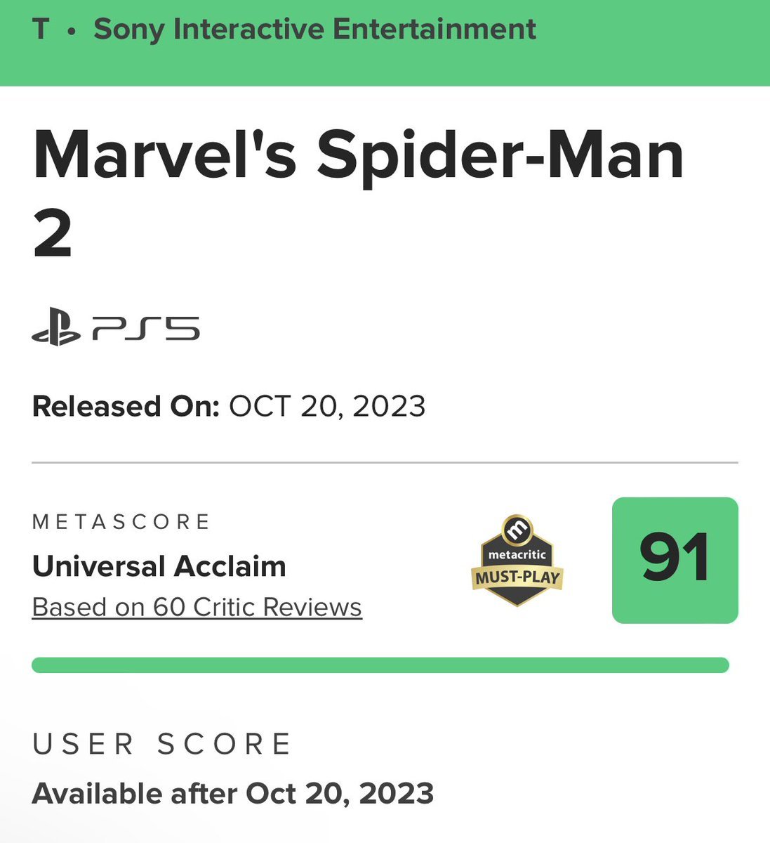 I'M DONE WITH METACRITIC