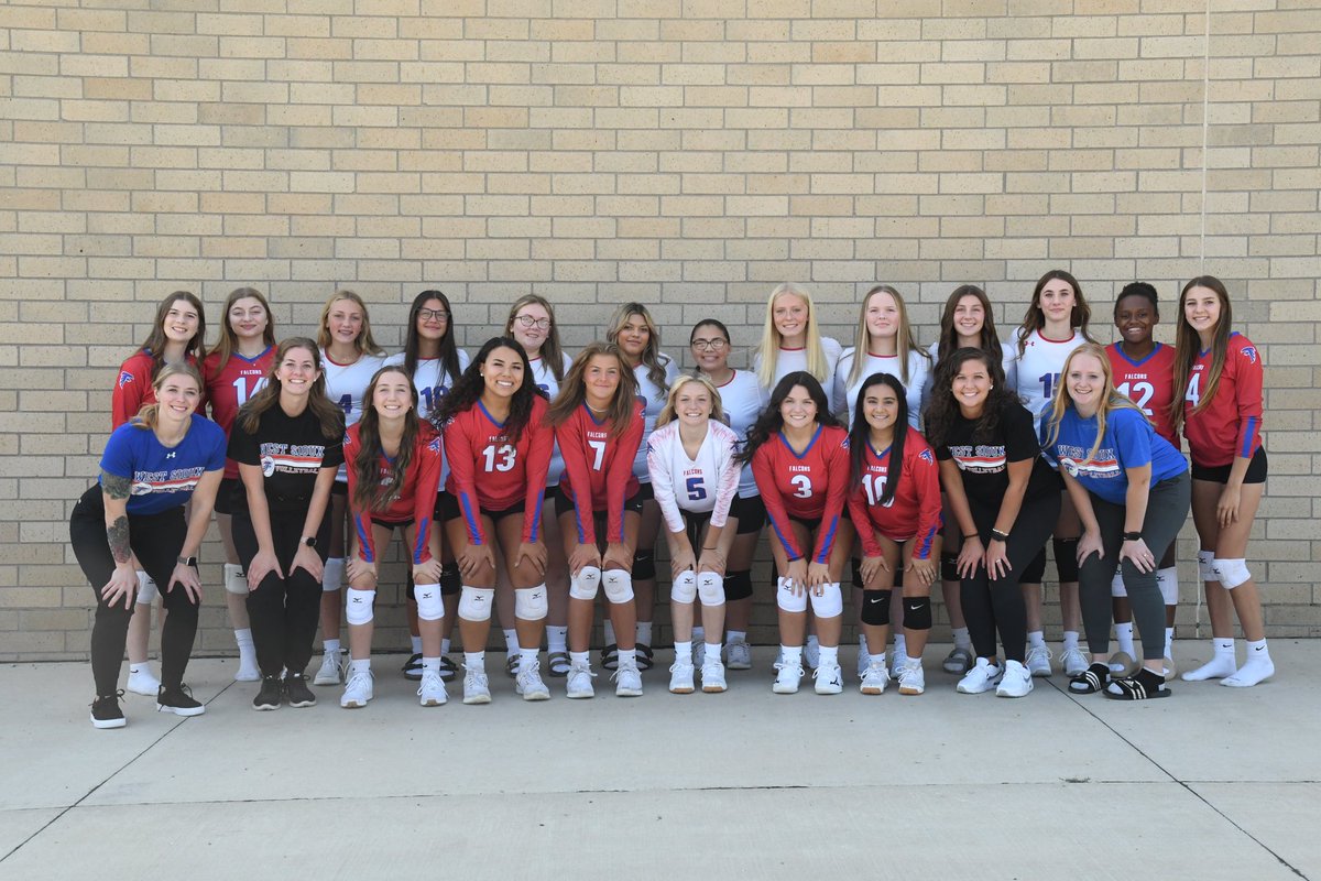 Good luck to the Falcon volleyball team! They start Regional play today at HMS at 7:00! 🏐 #westsioux