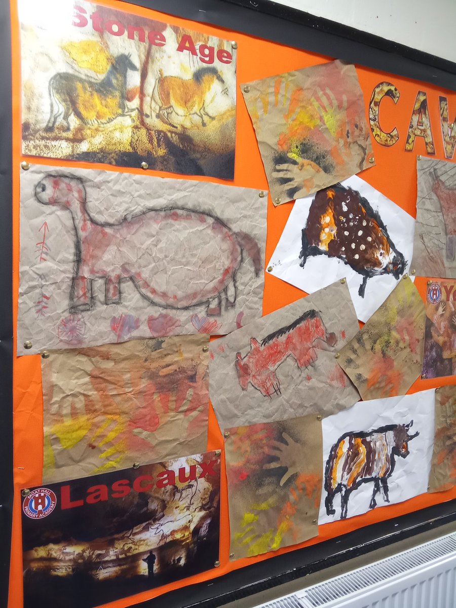 MoatHallPrimary's tweet photo. Year 1 'CAVE ART' display board.
What fantastic artists we have!
#art
#MoatHall
#caveart https://t.co/1M05O1sU2X
