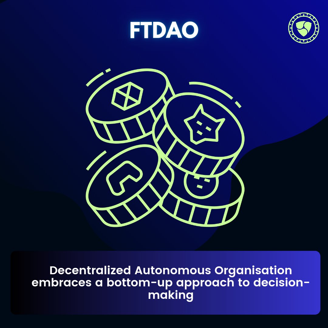 FundTokenDAO's tweet photo. 🚀 The Power of DAOs: Decentralizing Decision-Making 🚀

Decentralized Autonomous Organizations (DAOs) are revolutionizing the way organizations operate. With no central governing body, they embrace a bottom-up approach to decision-making. 💡 https://t.co/e8TsNzT8UE