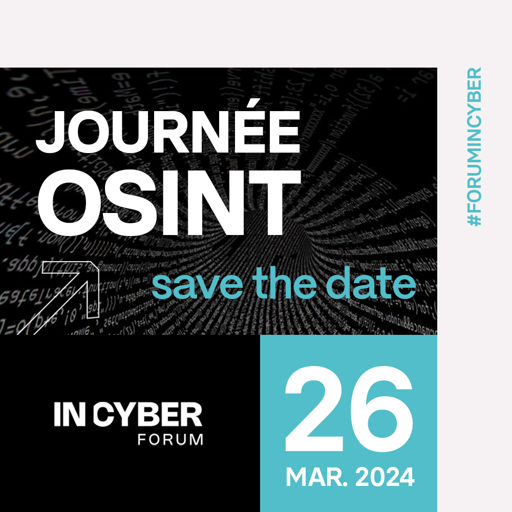 ant1_vs's tweet photo. Save the date: March 26, 2024
OSINT Day 3rd Edition - Forum InCyber ​

Quite a few international speakers planned in the program who will address numerous application aspects of #OSINT: geopolitics, fraud, disinformation, law...

More to come…

https://t.co/x0wFpJO0OP https://t.co/eR8ToQ9esB