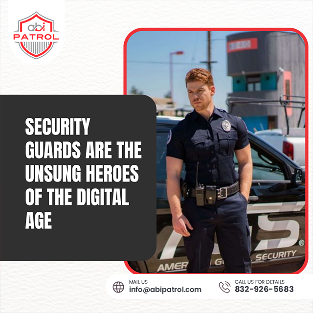 AbiPatrol's tweet photo. In a world where threats are both physical and digital, our #securityguards stand ready for the challenge. Their multifaceted role ensures your #safety in the digital age. 💻 

#securityprofessionals #hiresecurityguard #securityguard #security #securityservices #ABIpatrol https://t.co/RThXNulnID